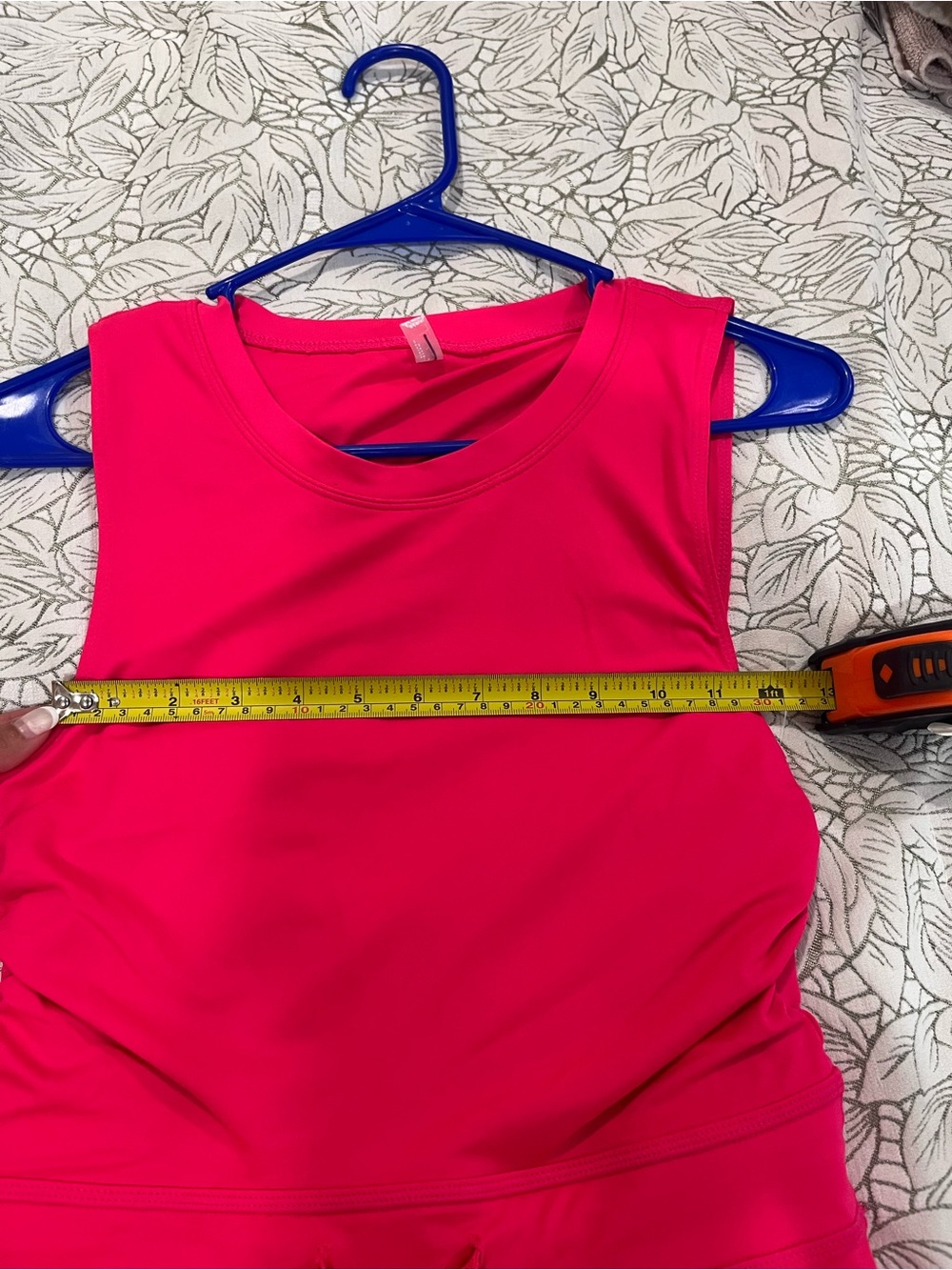 FP Movement by Free People Bright Pink Sleeveless Fit-and-Flare Dress - Picture 5 of 12